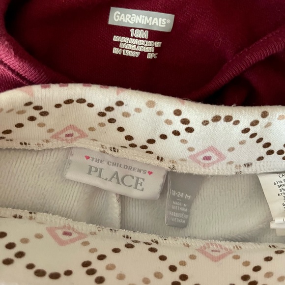 Garanimals One Pc 18 Mo/Childrens Place Pants 18-24 Mos - Picture 3 of 5